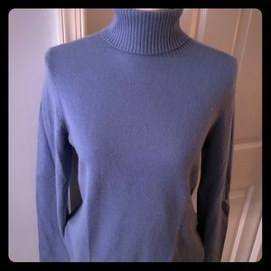 Ann Taylor cashmere turtleneck.